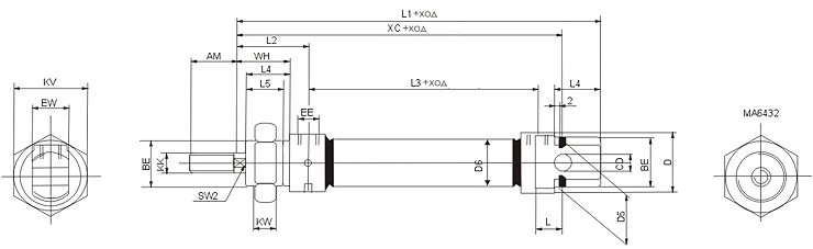 размери SMA6432